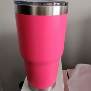 Hot pink 30z Earth tumbler